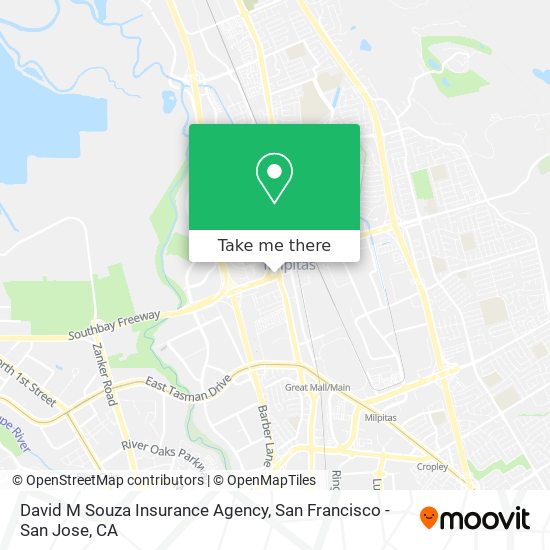 Mapa de David M Souza Insurance Agency