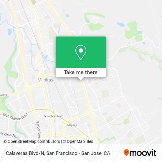 Calaveras Blvd/N map