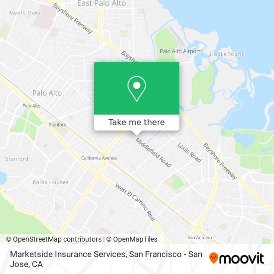 Marketside Insurance Services map