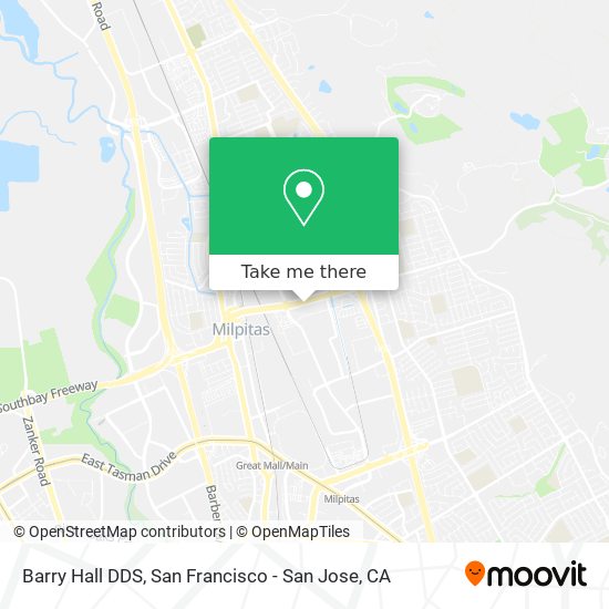 Barry Hall DDS map