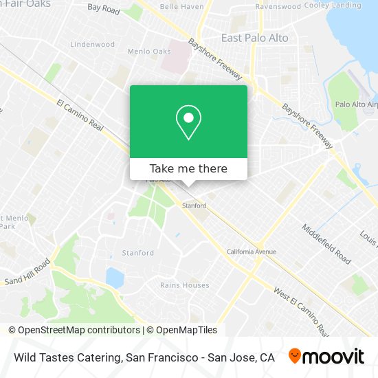 Wild Tastes Catering map