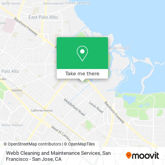 Mapa de Webb Cleaning and Maintenance Services