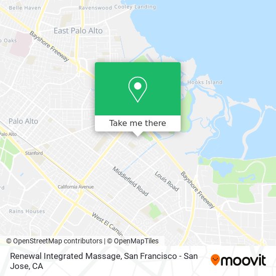 Renewal Integrated Massage map