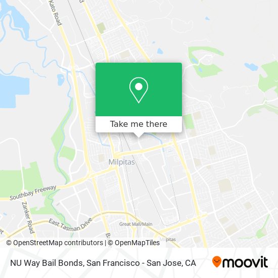 NU Way Bail Bonds map