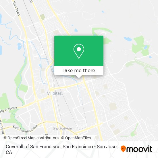 Coverall of San Francisco map