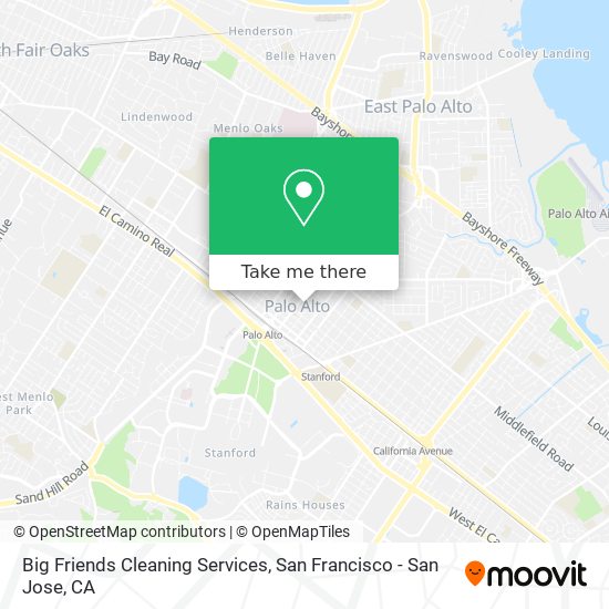 Mapa de Big Friends Cleaning Services