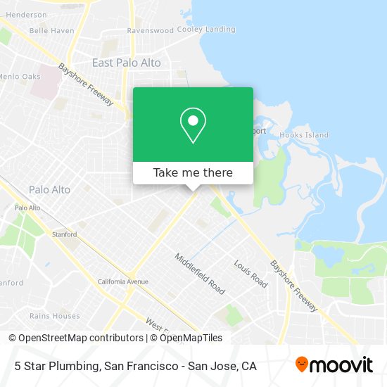 5 Star Plumbing map