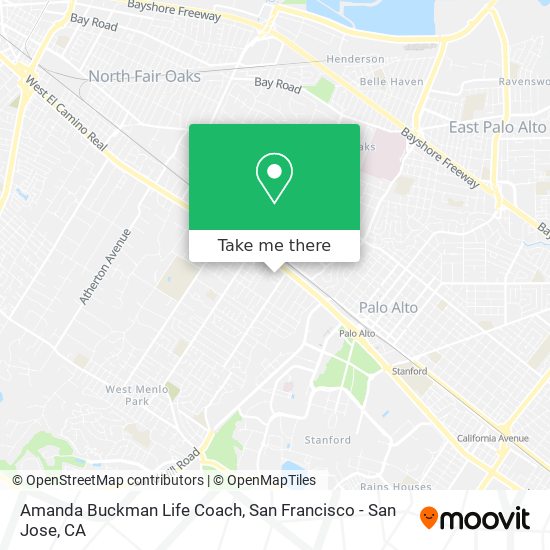 Amanda Buckman Life Coach map