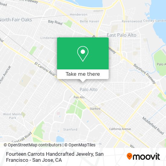 Fourteen Carrots Handcrafted Jewelry map