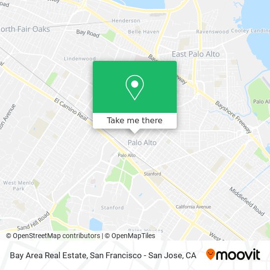 Bay Area Real Estate map