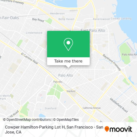 Mapa de Cowper Hamilton-Parking Lot H