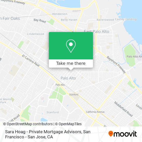 Mapa de Sara Hoag - Private Mortgage Advisors