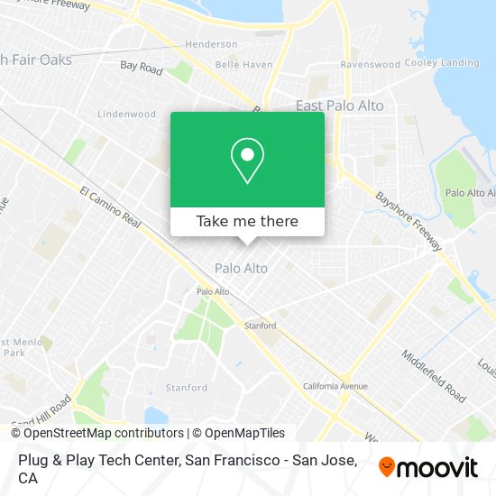 Plug & Play Tech Center map