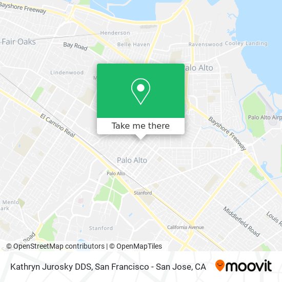 Kathryn Jurosky DDS map