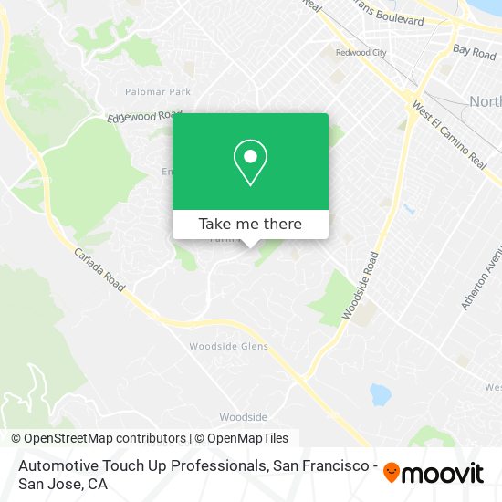 Mapa de Automotive Touch Up Professionals