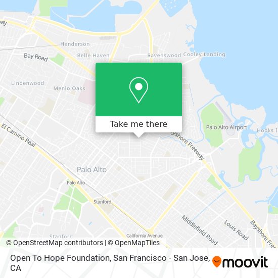 Open To Hope Foundation map