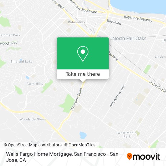 Mapa de Wells Fargo Home Mortgage