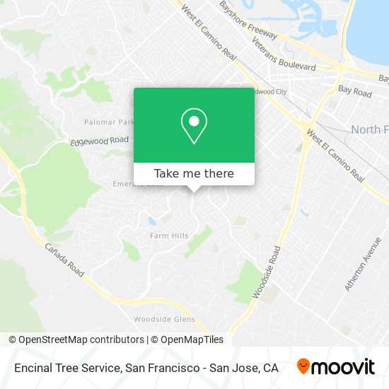 Mapa de Encinal Tree Service