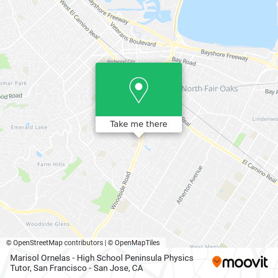 Mapa de Marisol Ornelas - High School Peninsula Physics Tutor