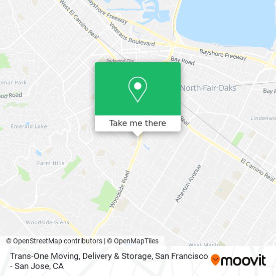 Mapa de Trans-One Moving, Delivery & Storage