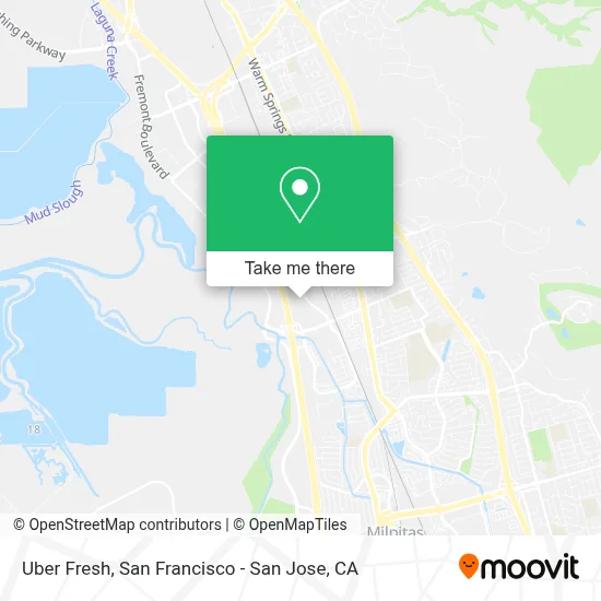 Uber Fresh map