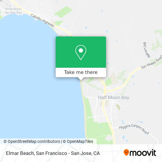 Elmar Beach map