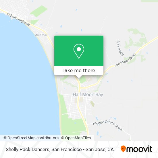 Shelly Pack Dancers map