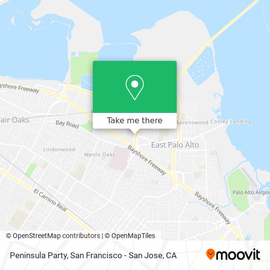 Mapa de Peninsula Party