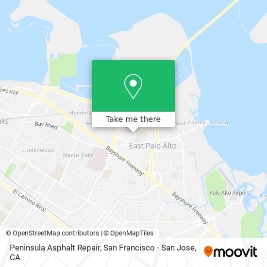 Mapa de Peninsula Asphalt Repair