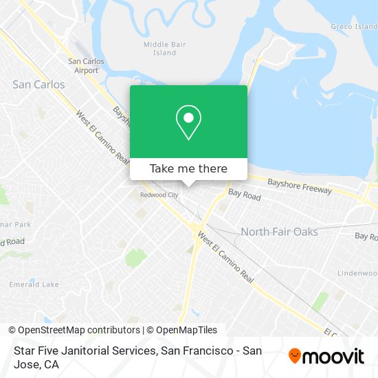 Star Five Janitorial Services map