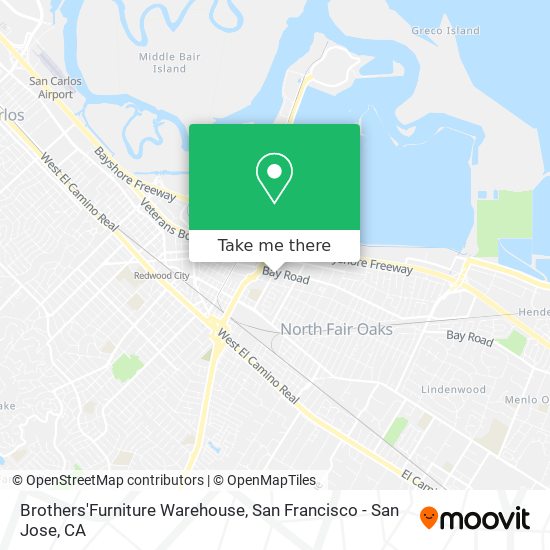 Brothers'Furniture Warehouse map