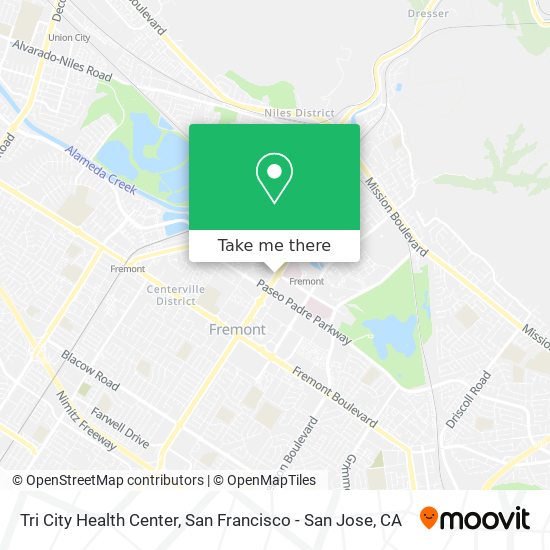 Mapa de Tri City Health Center