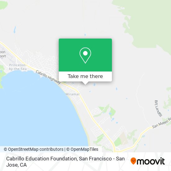 Mapa de Cabrillo Education Foundation