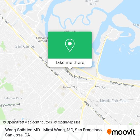 Wang Shihtien MD - Mimi Wang, MD map