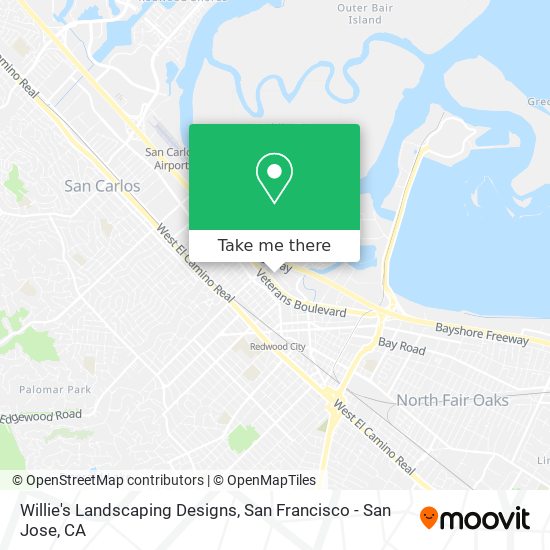 Willie's Landscaping Designs map