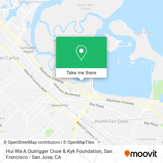 Mapa de Hui Wa A Outrigger Cnoe & Kyk Foundation