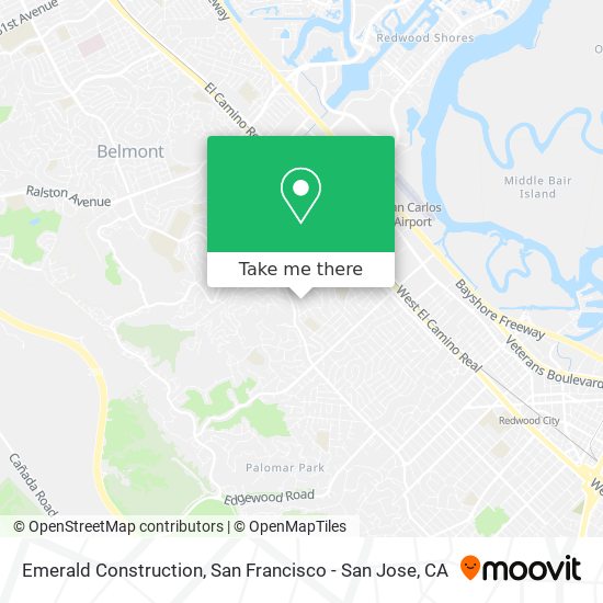 Emerald Construction map