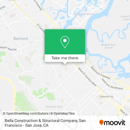 Bella Construction & Structural Company map