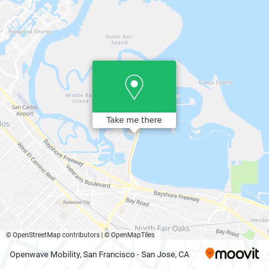 Openwave Mobility map