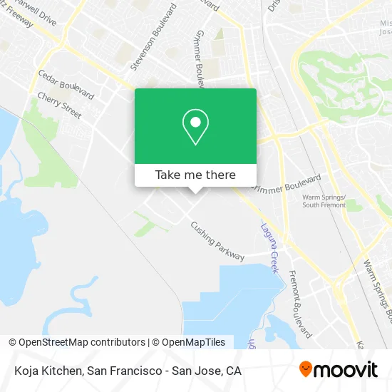 Koja Kitchen map