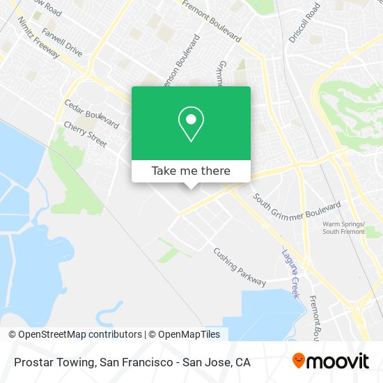 Mapa de Prostar Towing