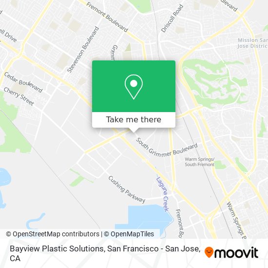 Mapa de Bayview Plastic Solutions
