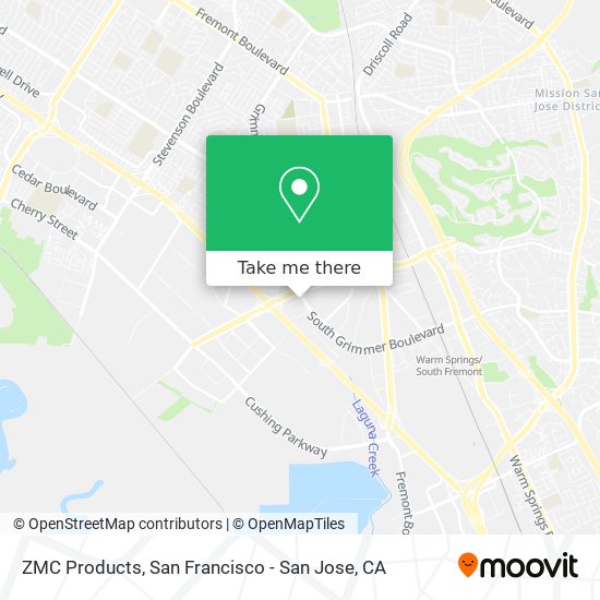 ZMC Products map