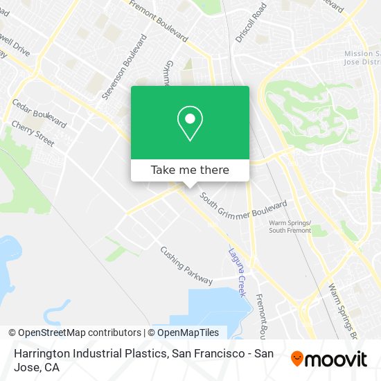 Harrington Industrial Plastics map