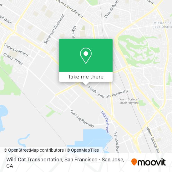 Wild Cat Transportation map