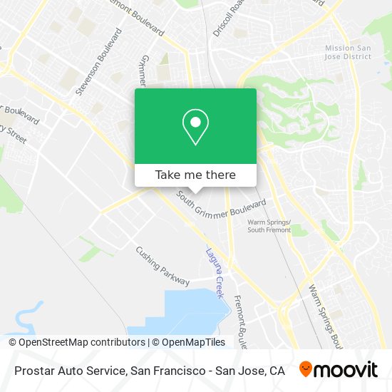 Prostar Auto Service map