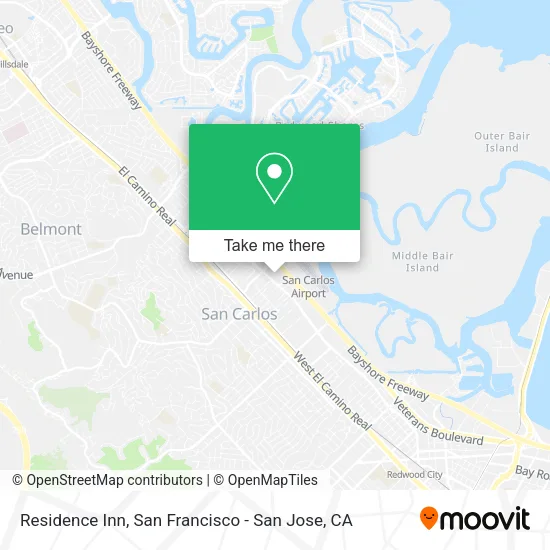 Mapa de Residence Inn