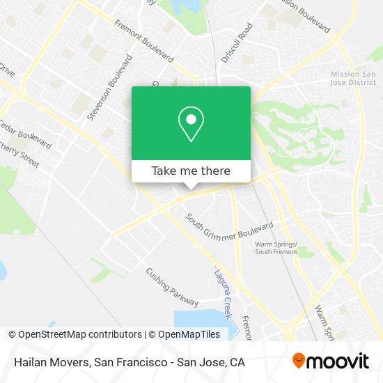 Hailan Movers map