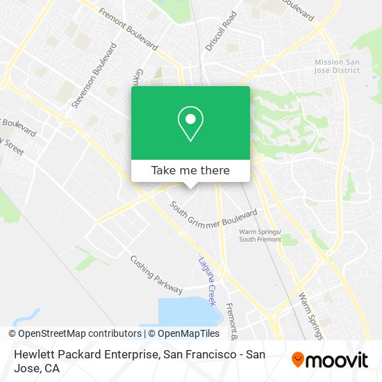 Hewlett Packard Enterprise map