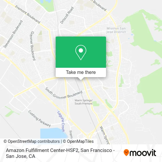 Mapa de Amazon Fulfillment Center-HSF2